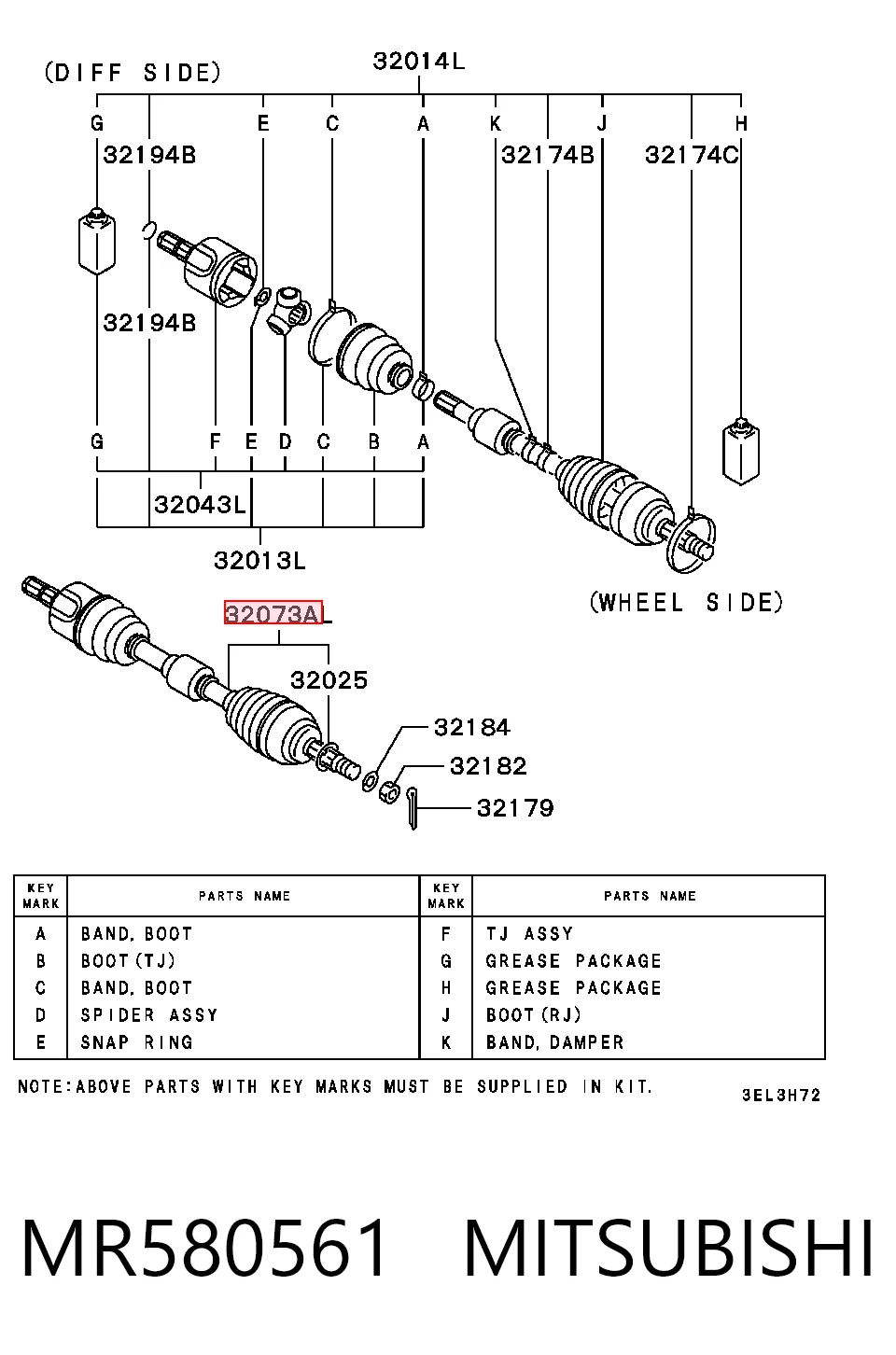MR580561 Mitsubishi