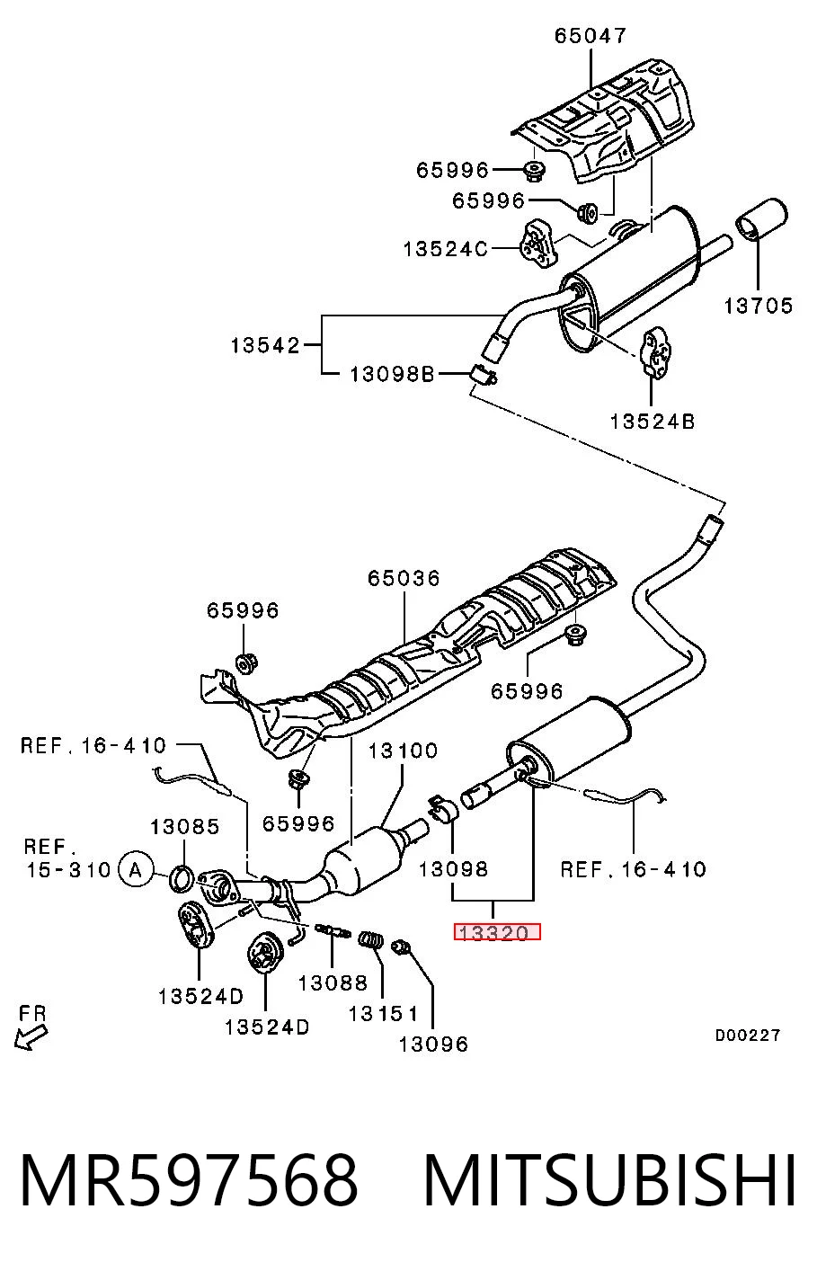 MR597568 Mitsubishi