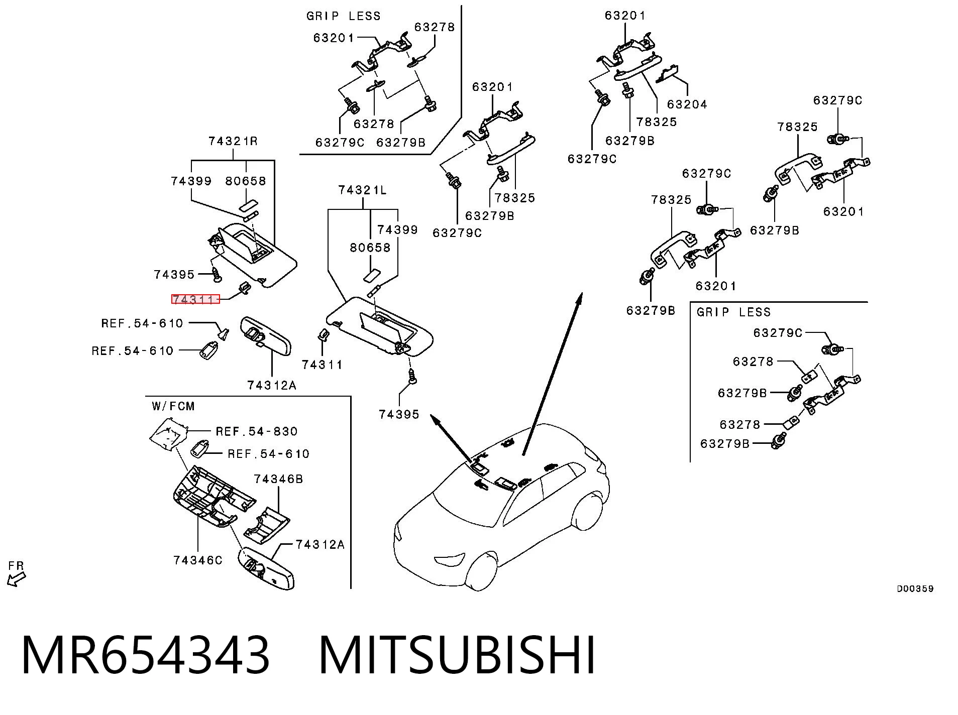 MR654343 Mitsubishi