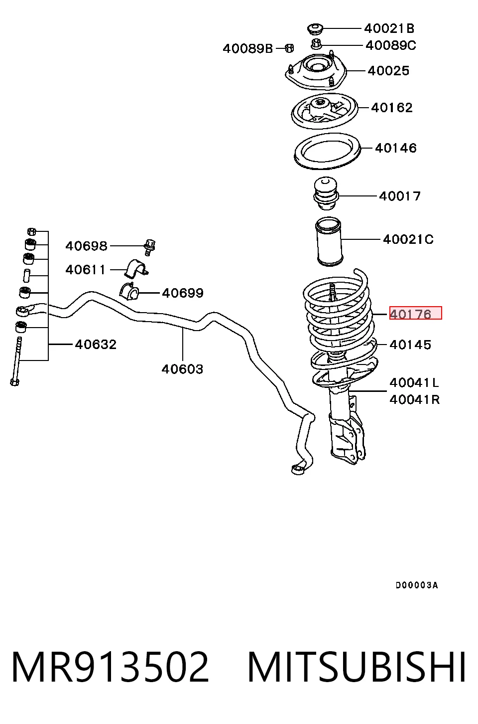 MR913502 Mitsubishi