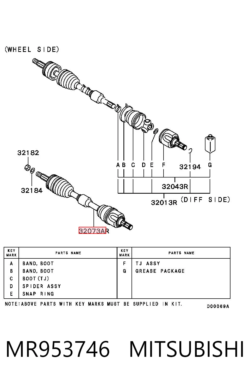 MR953746 Mitsubishi