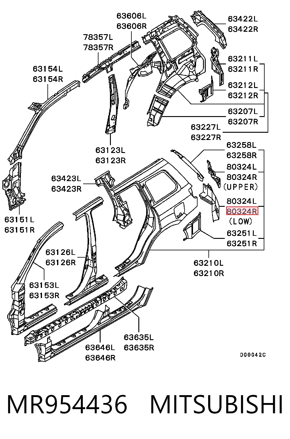 MR954436 Mitsubishi