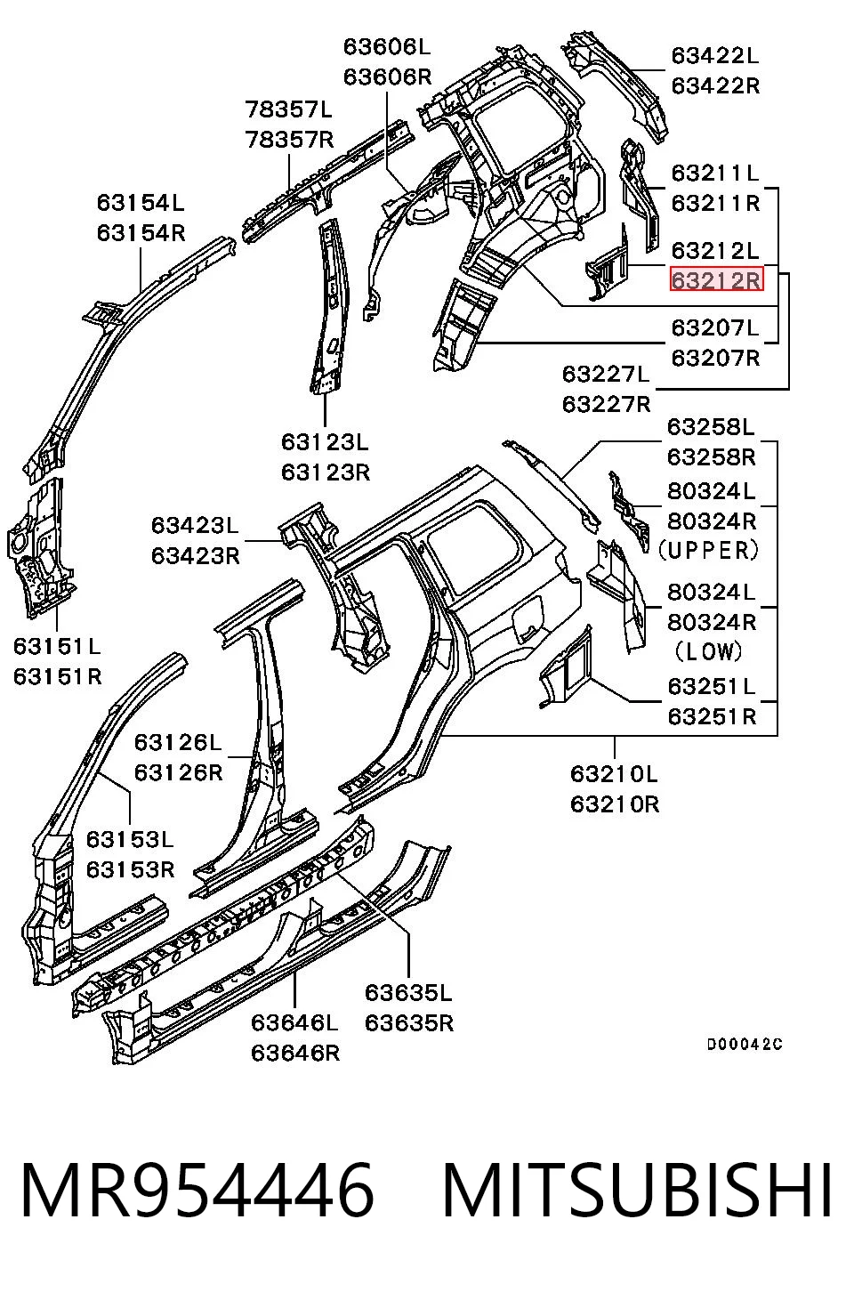 MR954446 Mitsubishi