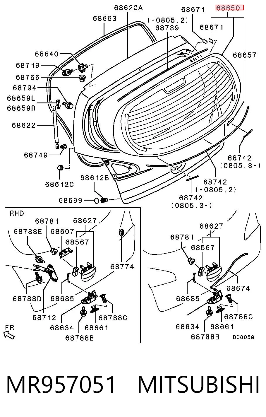 MR957051 Mitsubishi
