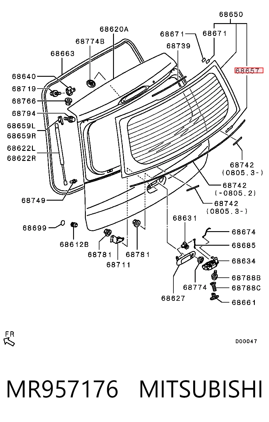 MR957176 Mitsubishi