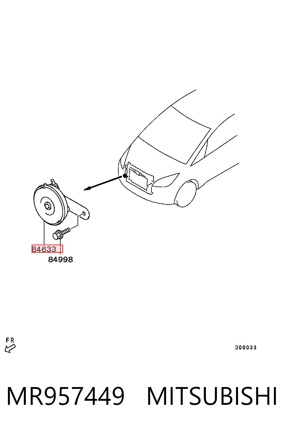 MR957449 Mitsubishi