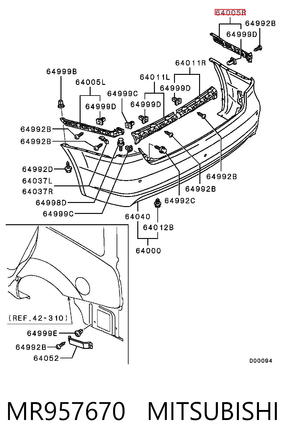 MR957670 Mitsubishi