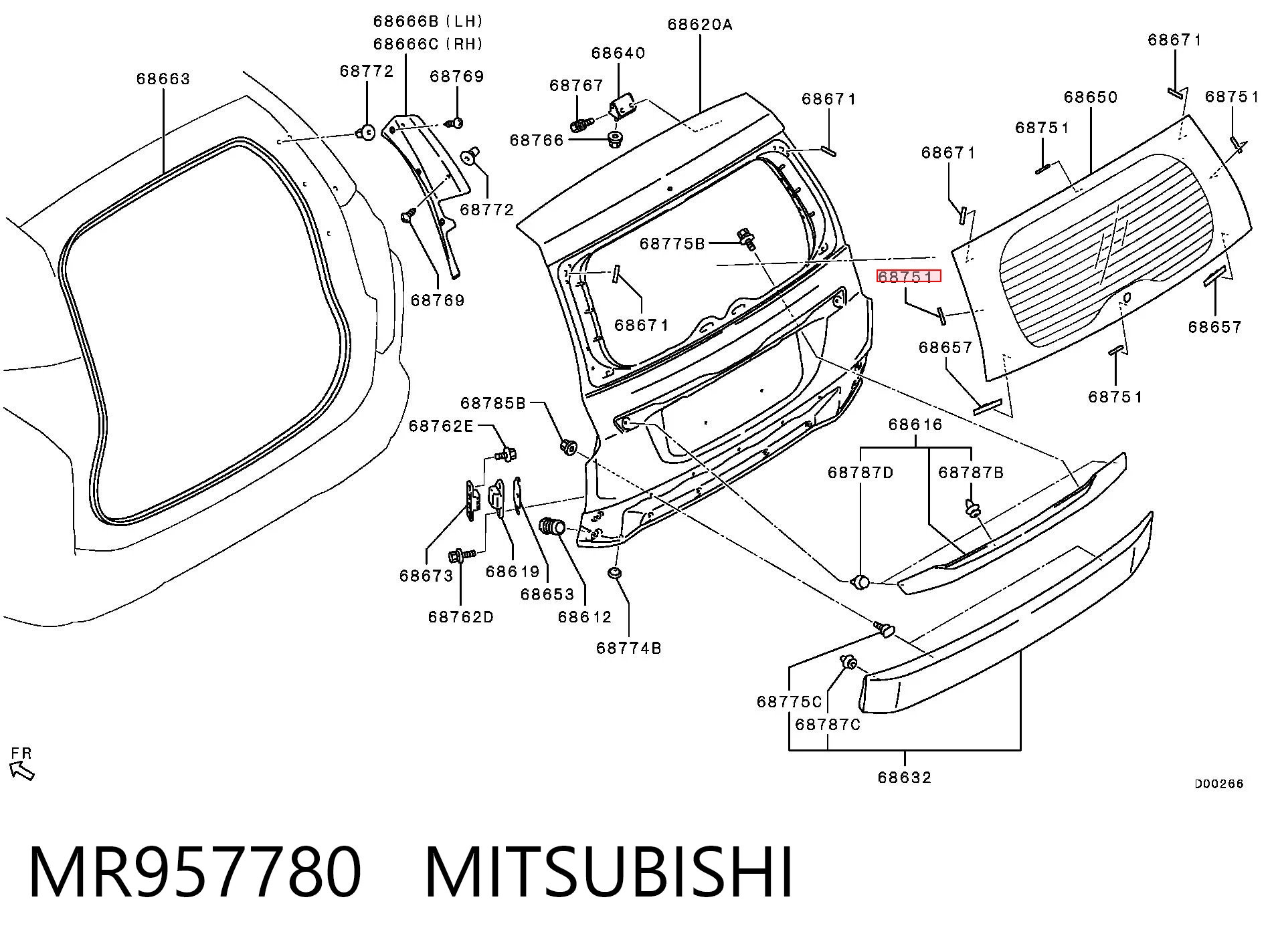 MR957780 Mitsubishi