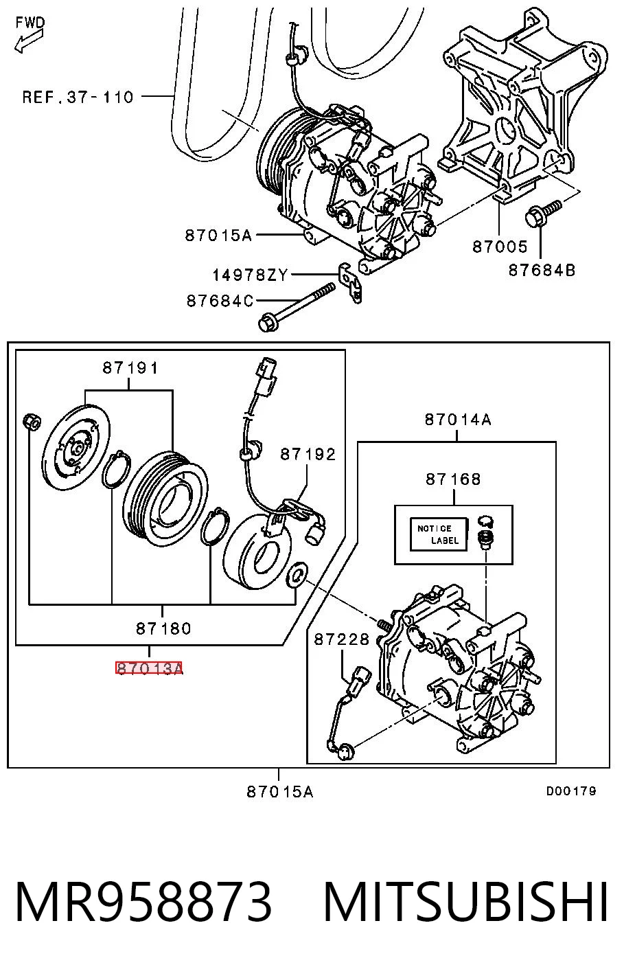MR958873 Mitsubishi