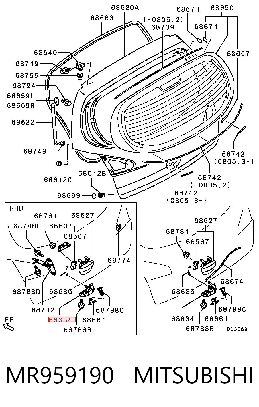 MR959190 Mitsubishi