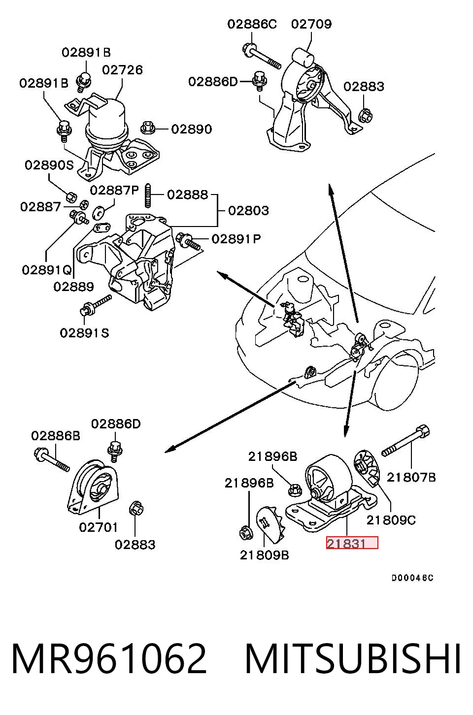 MR961062 Mitsubishi