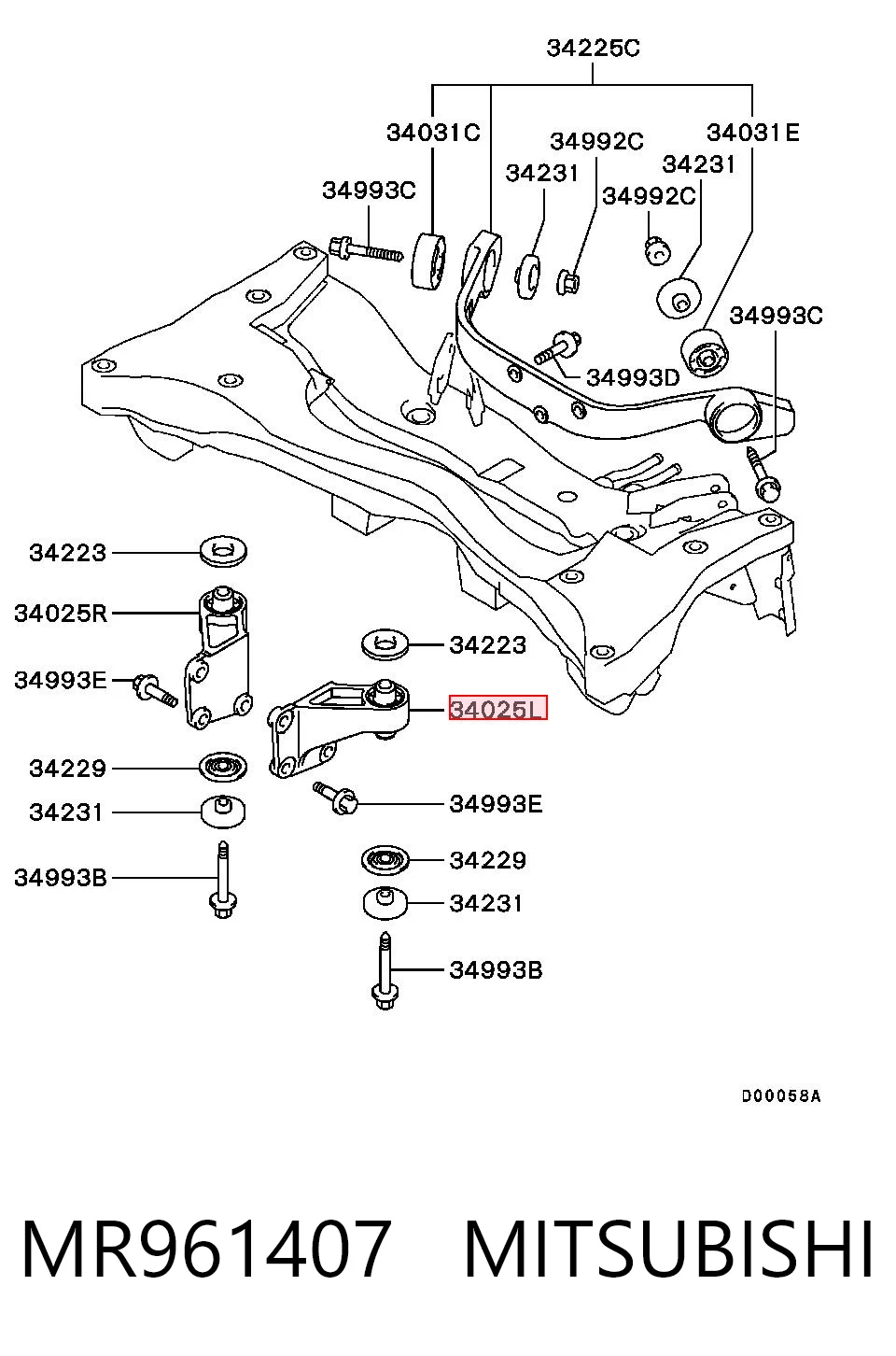 MR961407 Mitsubishi