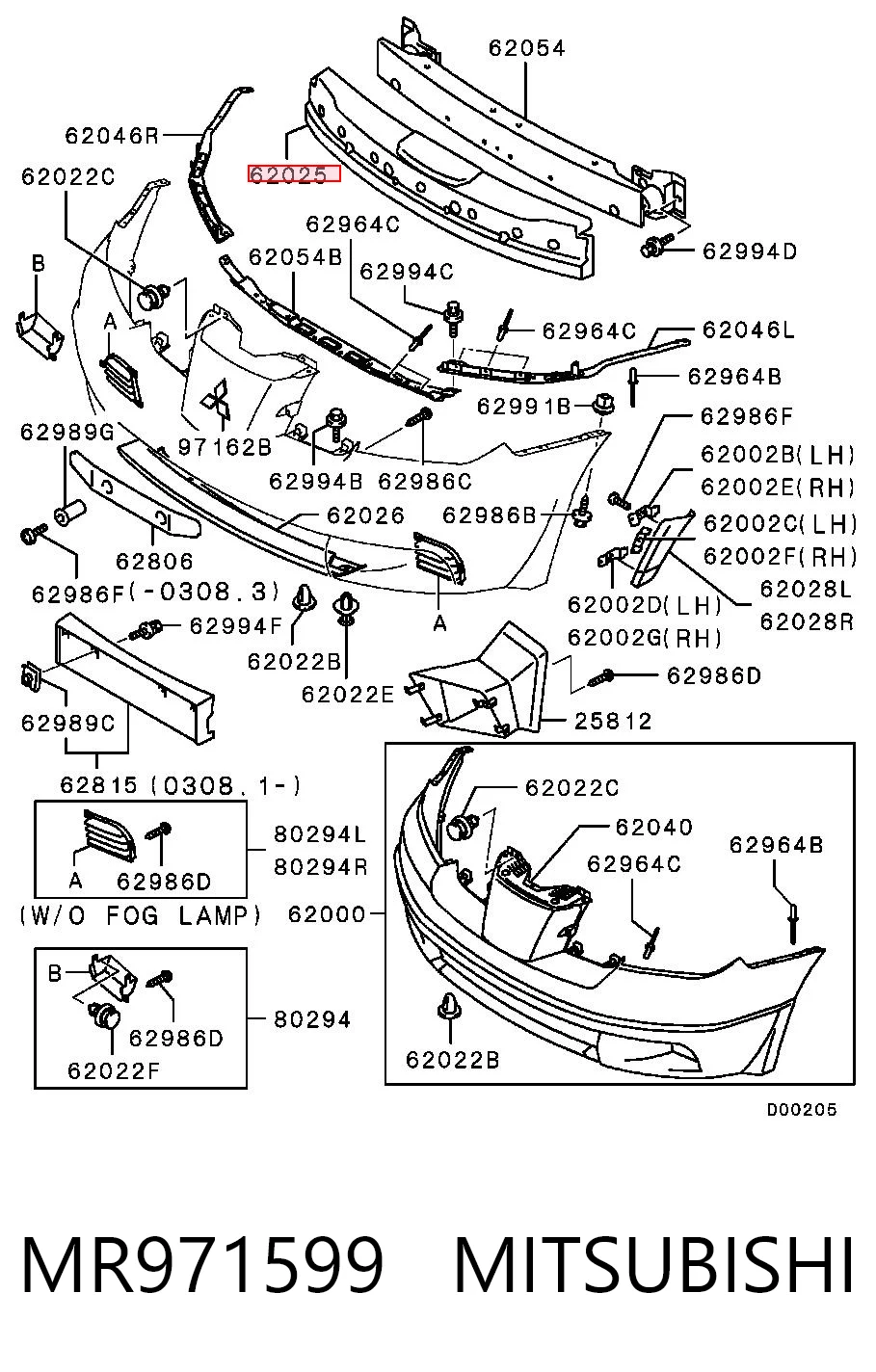 MR971599 Mitsubishi