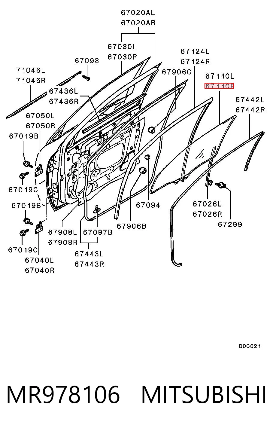 MR978106 Mitsubishi