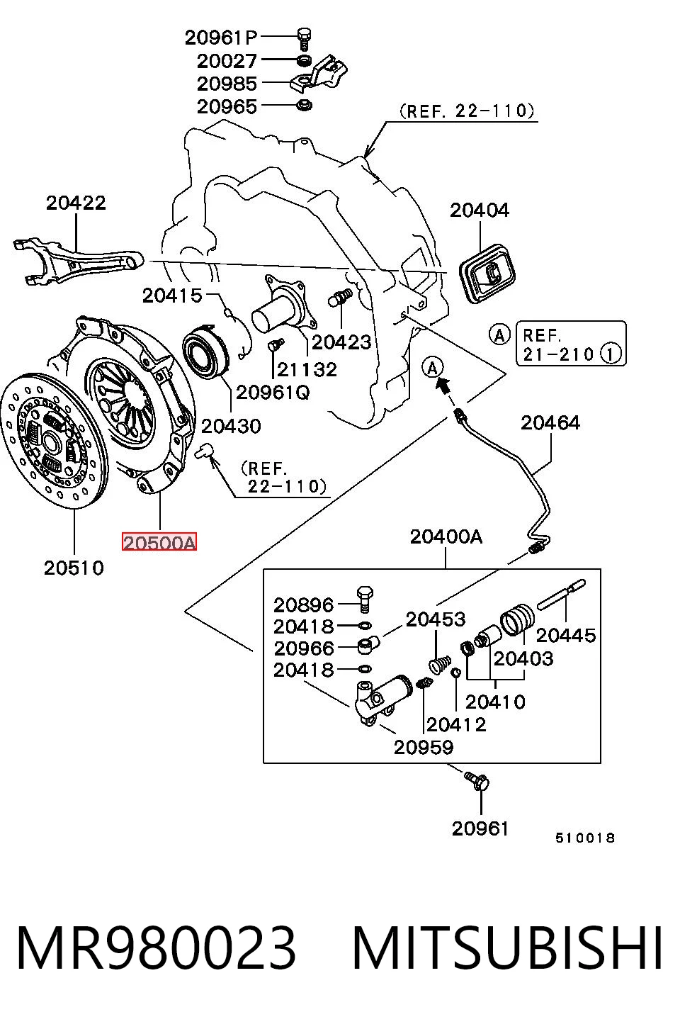 MR980023 Mitsubishi