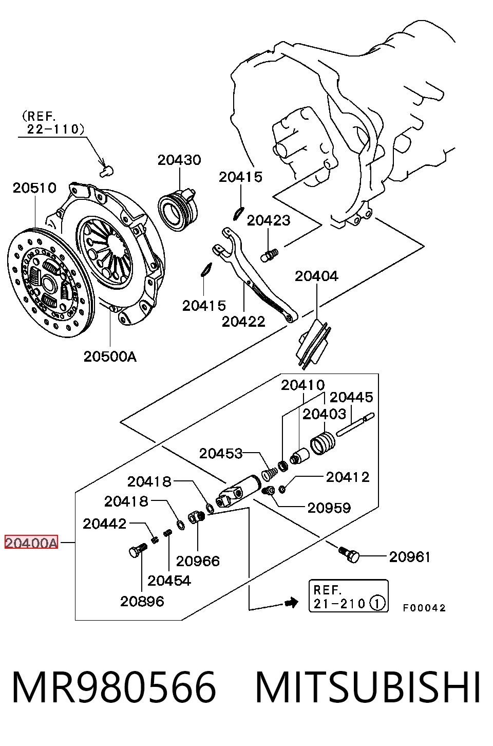MR980566 Mitsubishi