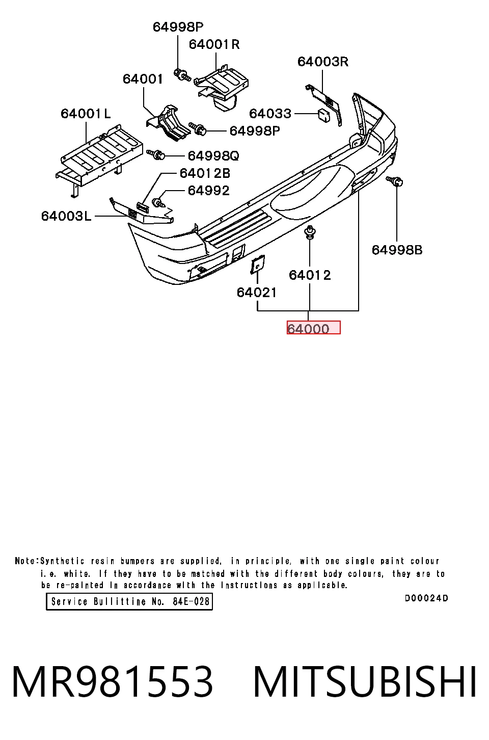 MR981553 Mitsubishi