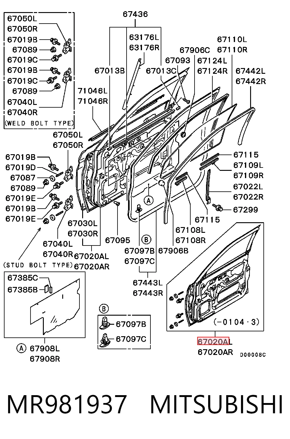 MR981937 Mitsubishi