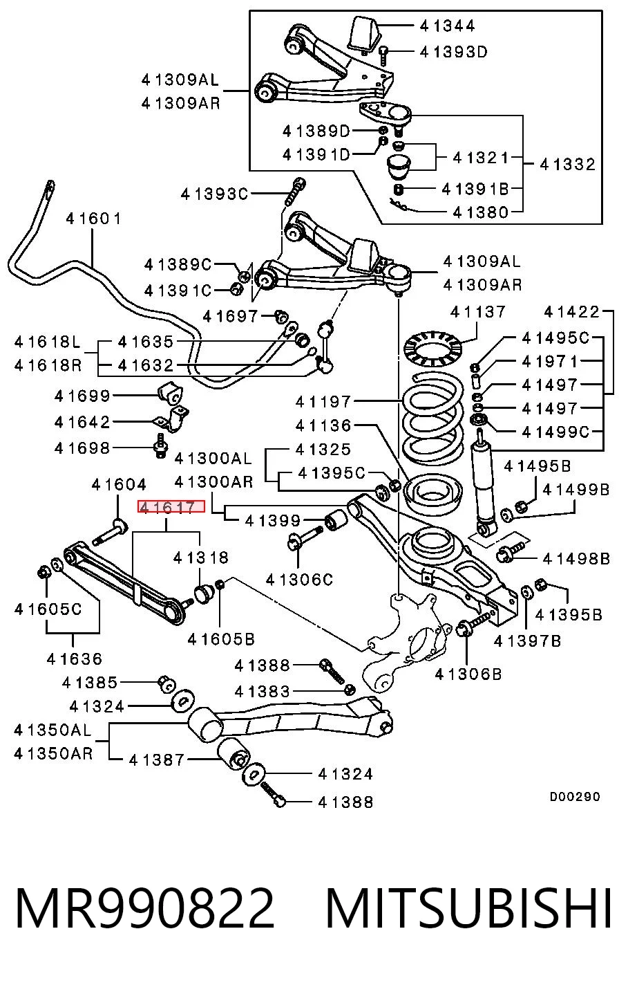 MR990822 Mitsubishi