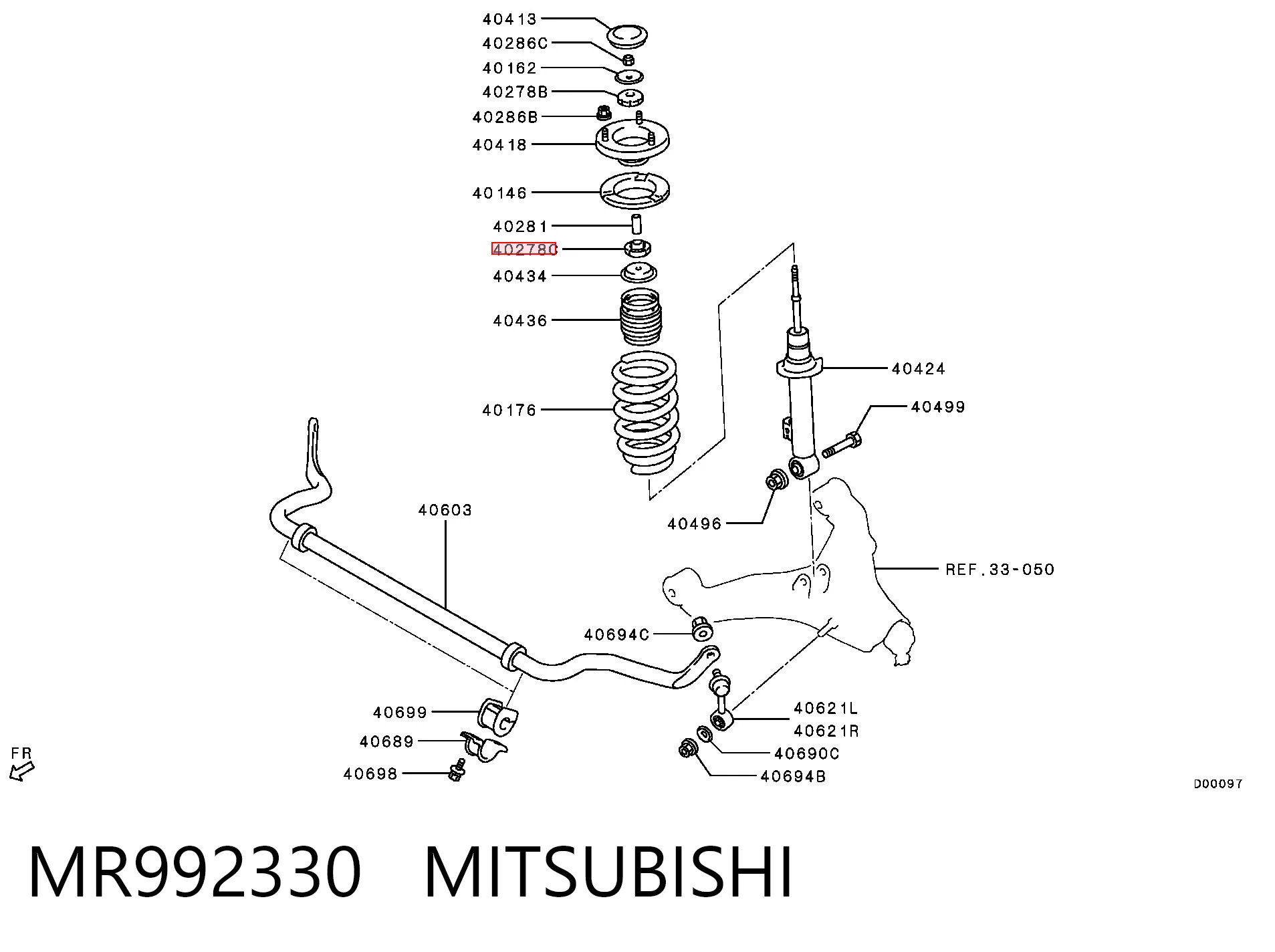 MR992330 Mitsubishi