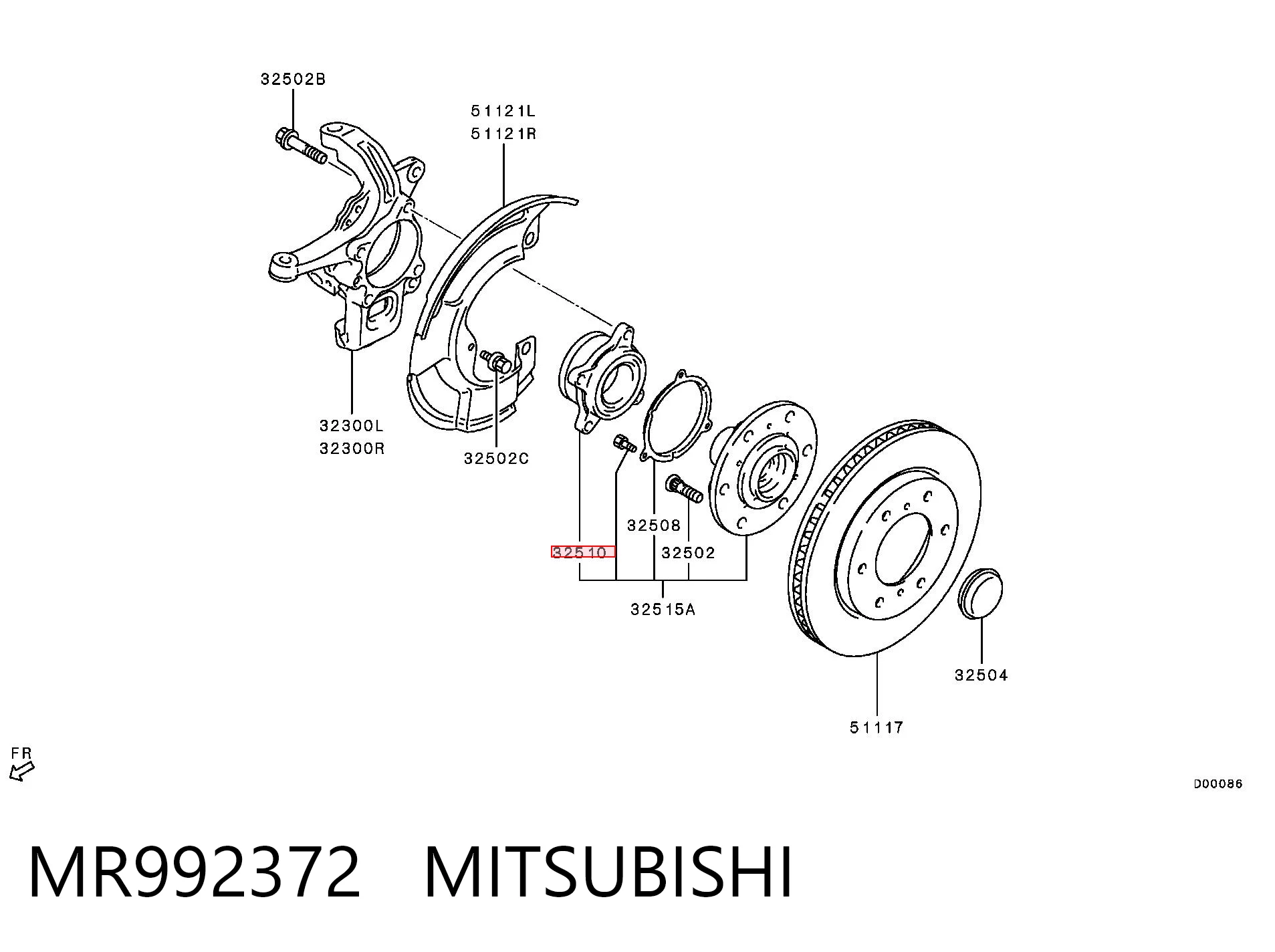 MR992372 Mitsubishi