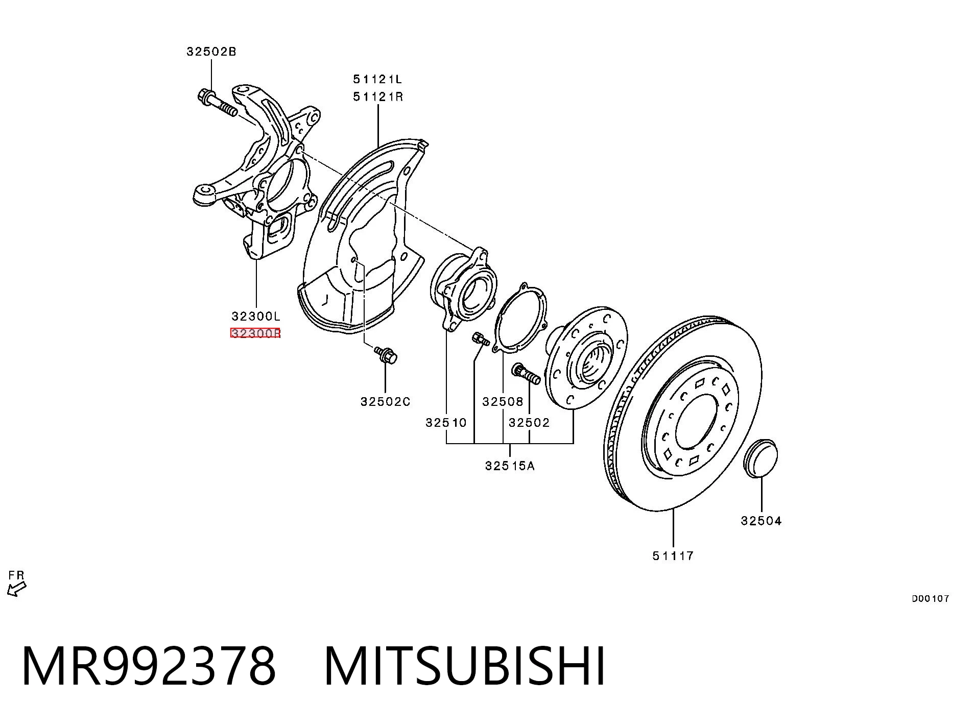 MR992378 Mitsubishi