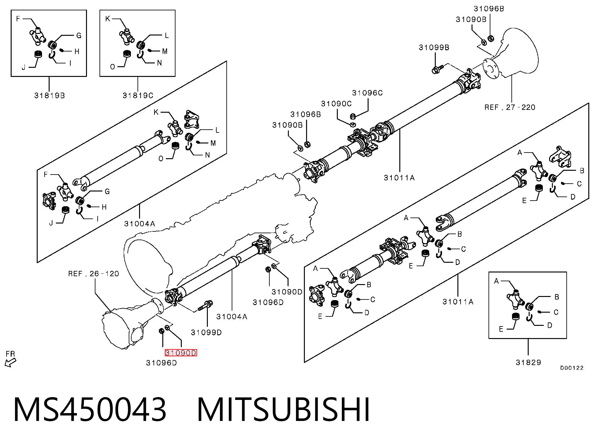 MS450043 Mitsubishi