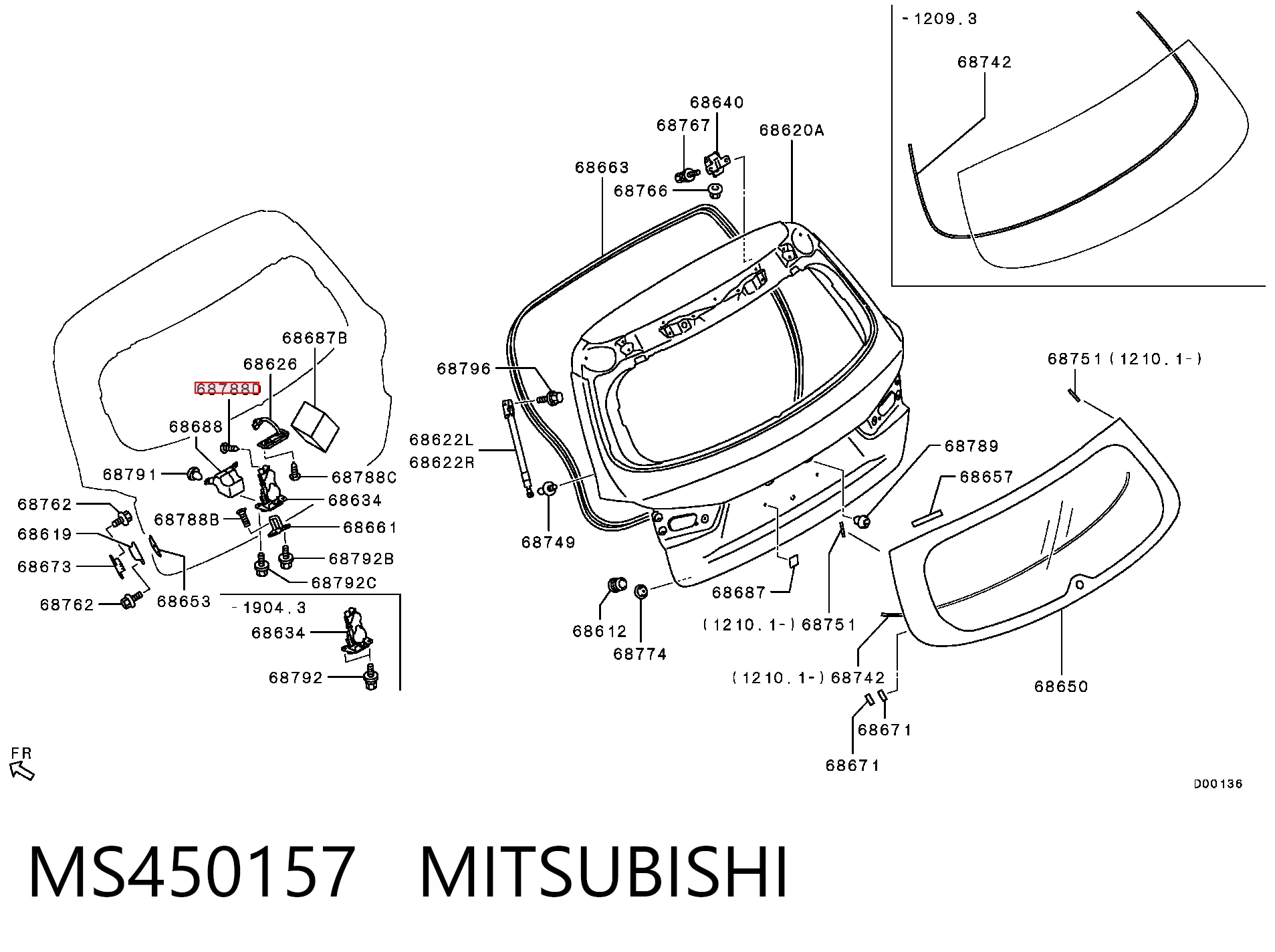 MS450157 Mitsubishi