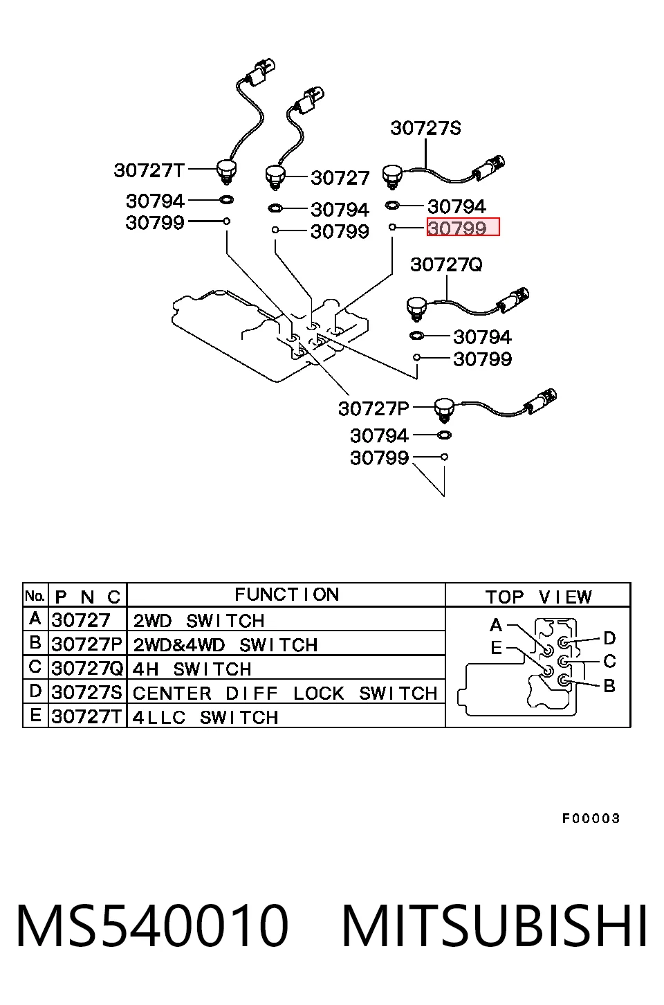 MS540010 Mitsubishi