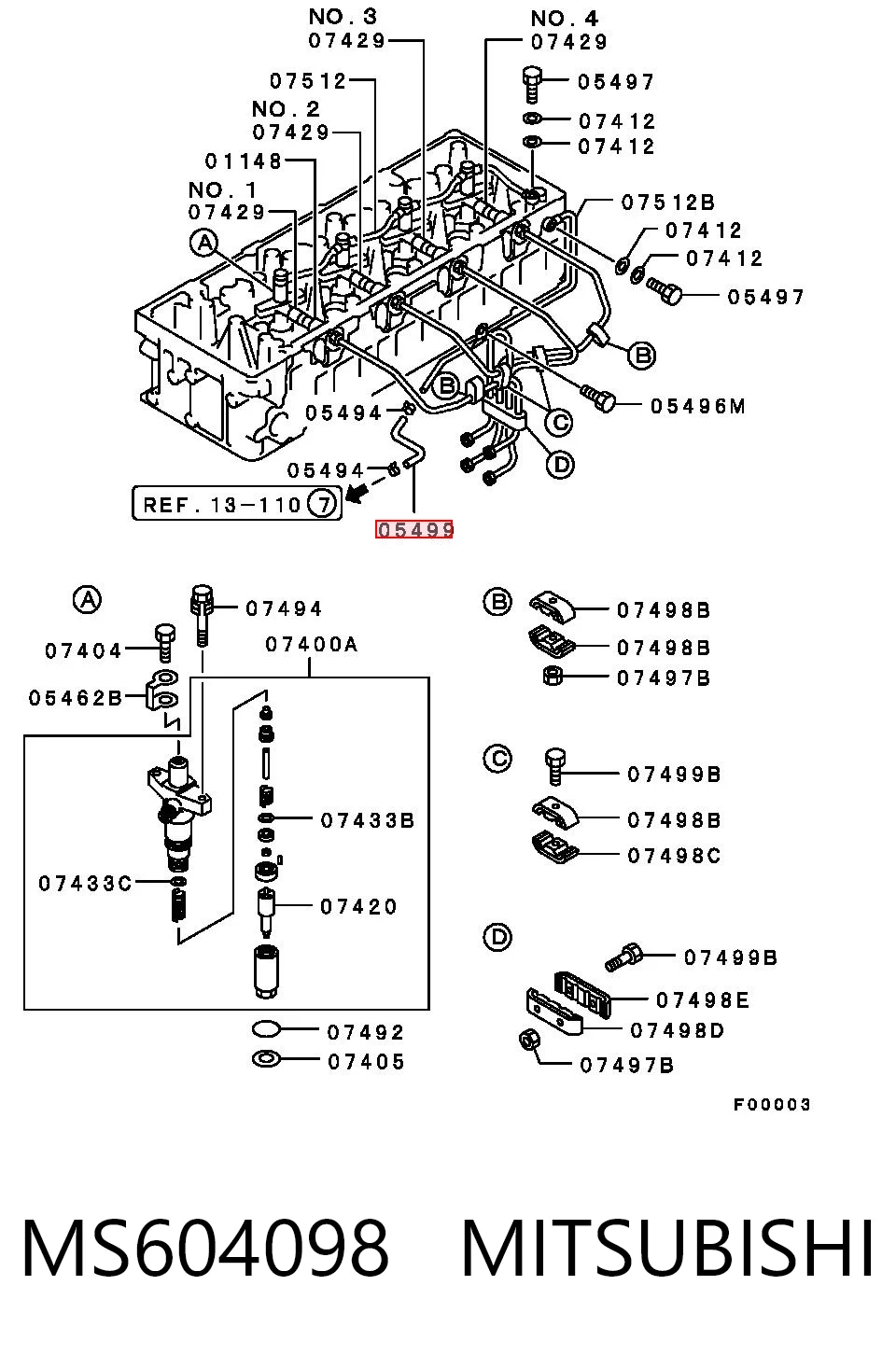 MS604098 Mitsubishi