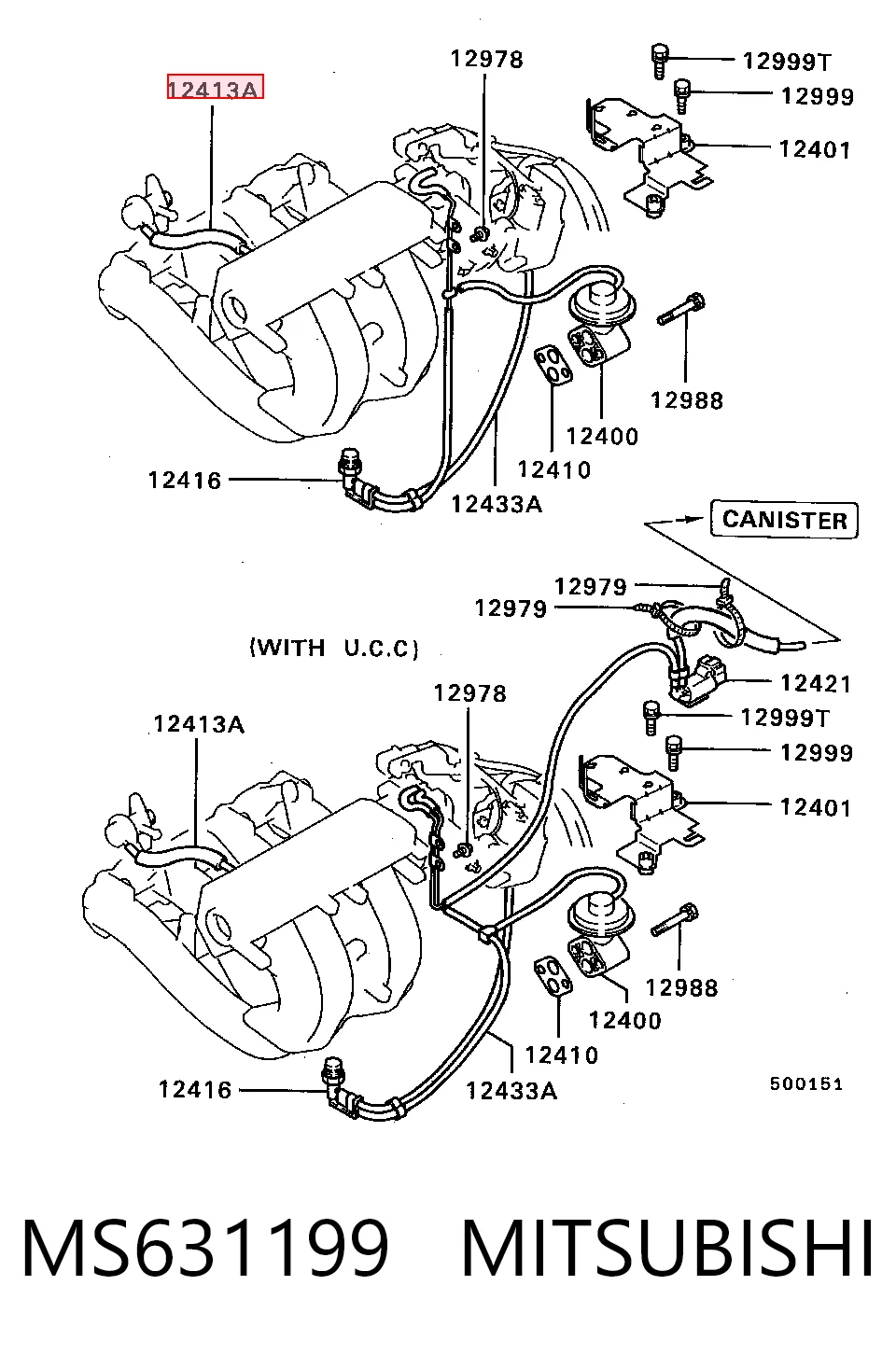 MS631199 Mitsubishi