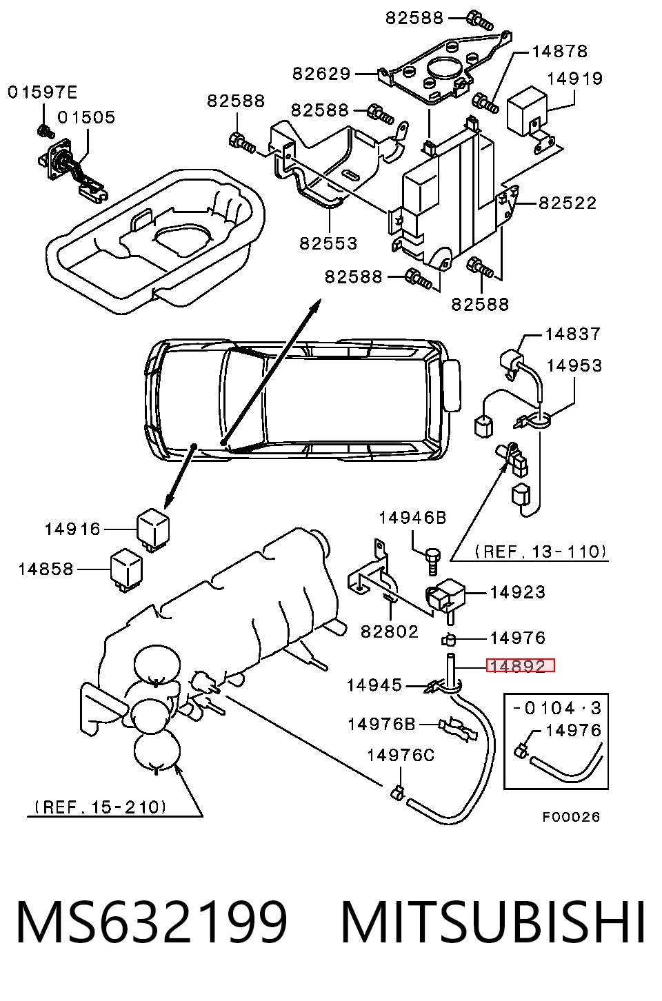 MS632199 Mitsubishi