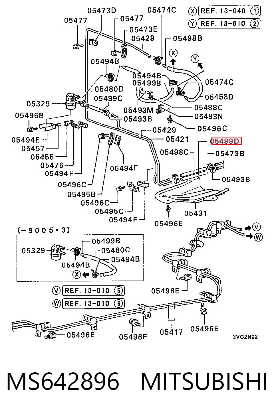 MS642896 Mitsubishi