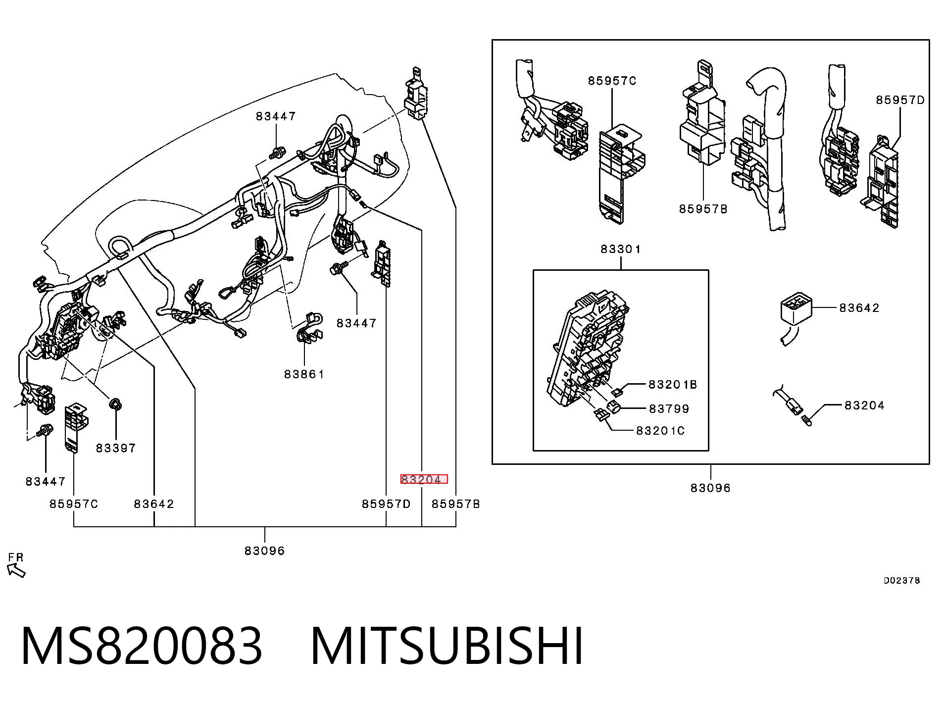 MS820083 Mitsubishi