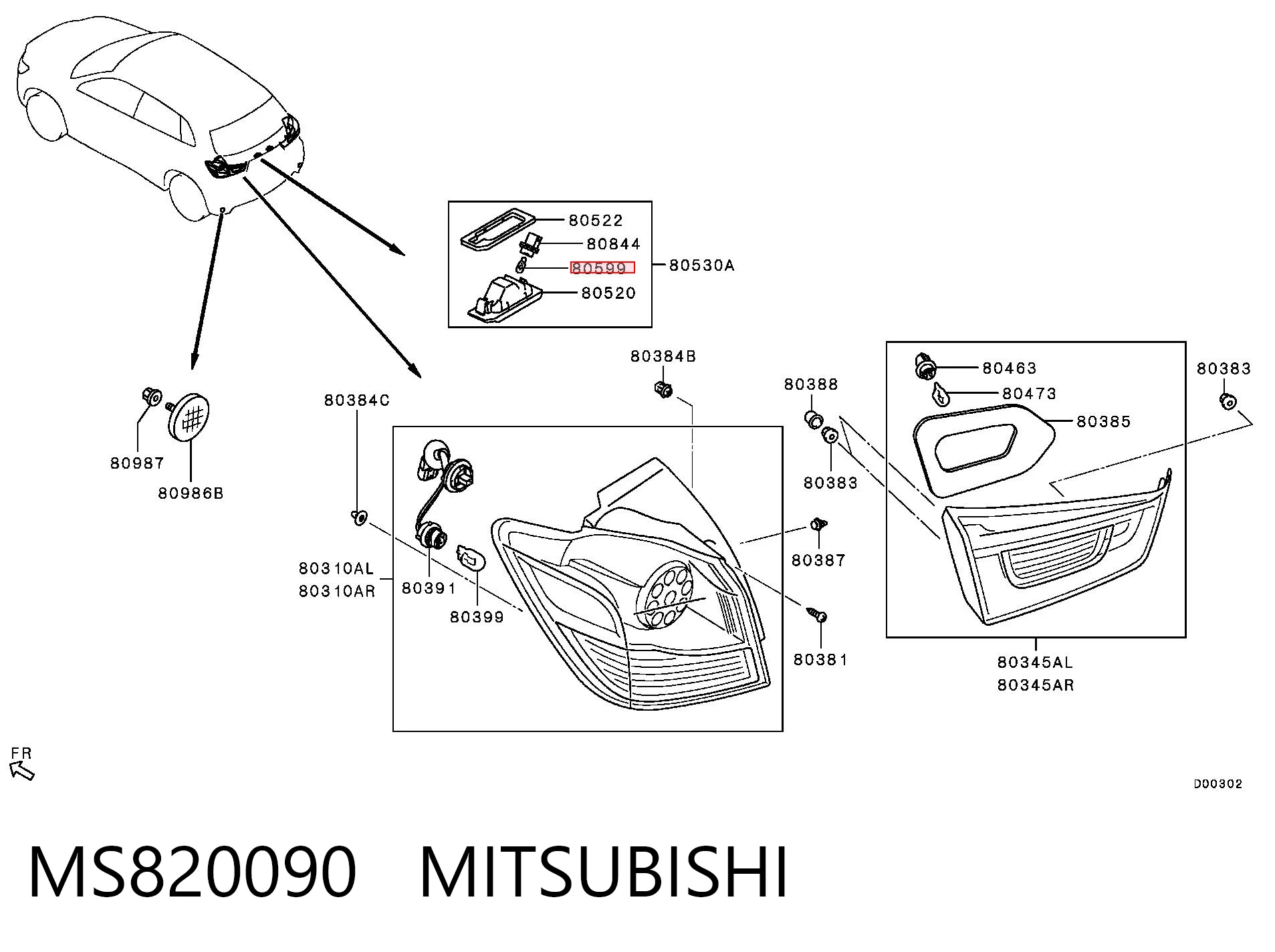 MS820090 Mitsubishi
