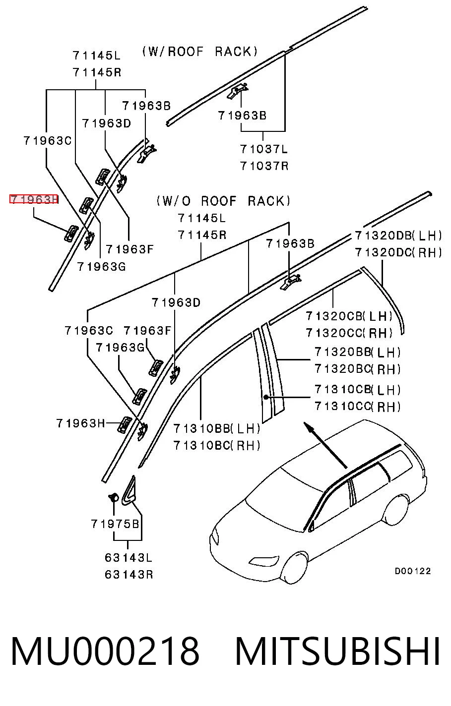 MU000218 Mitsubishi