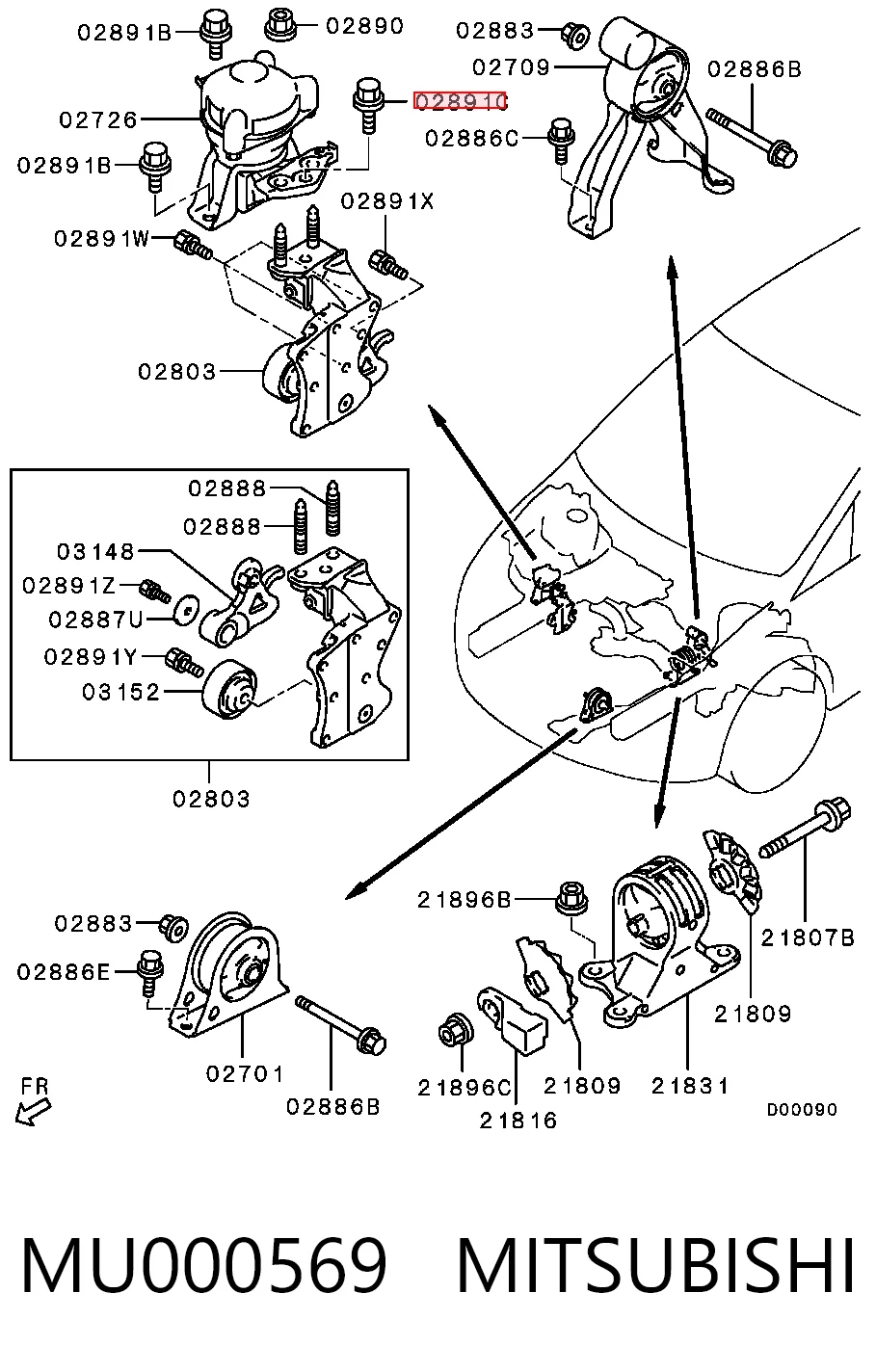 MU000569 Mitsubishi