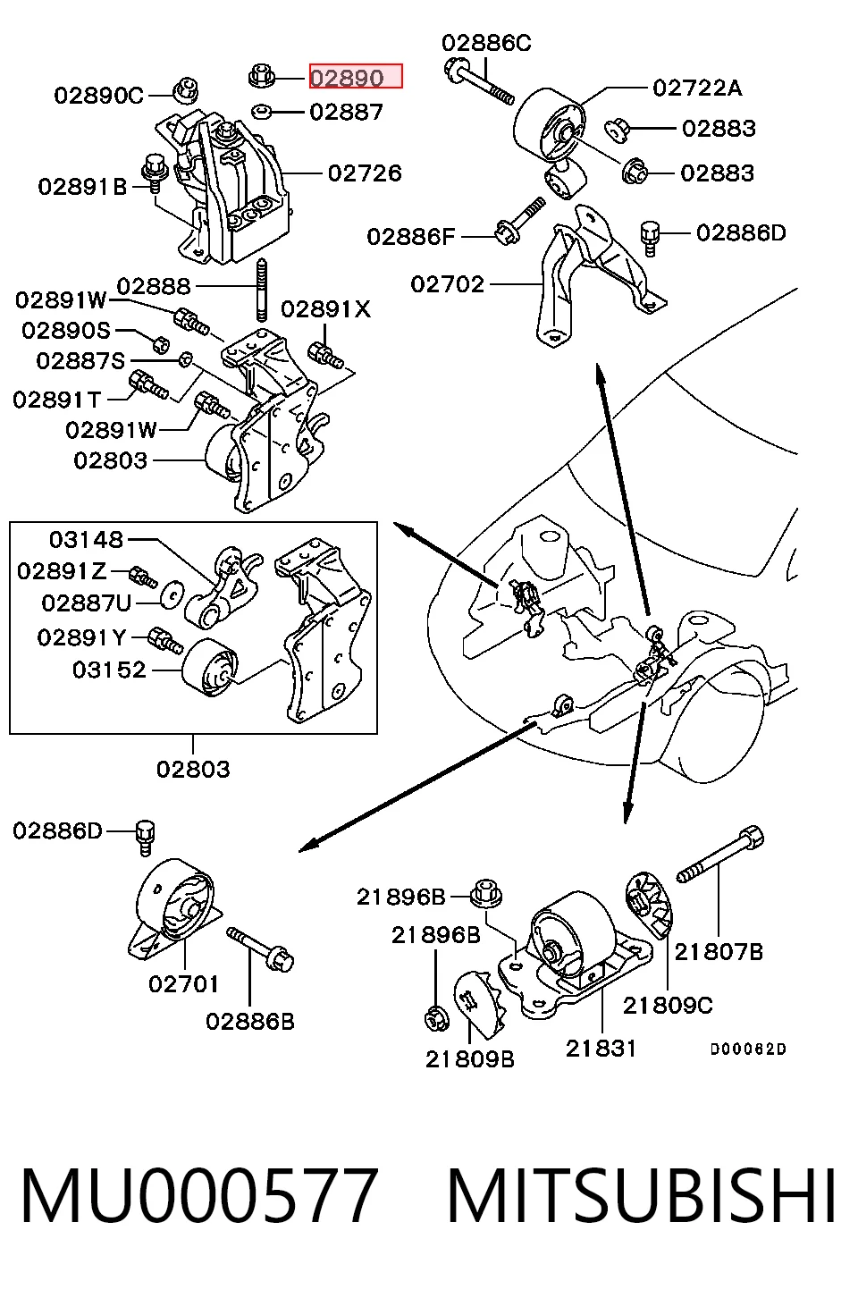 MU000577 Mitsubishi