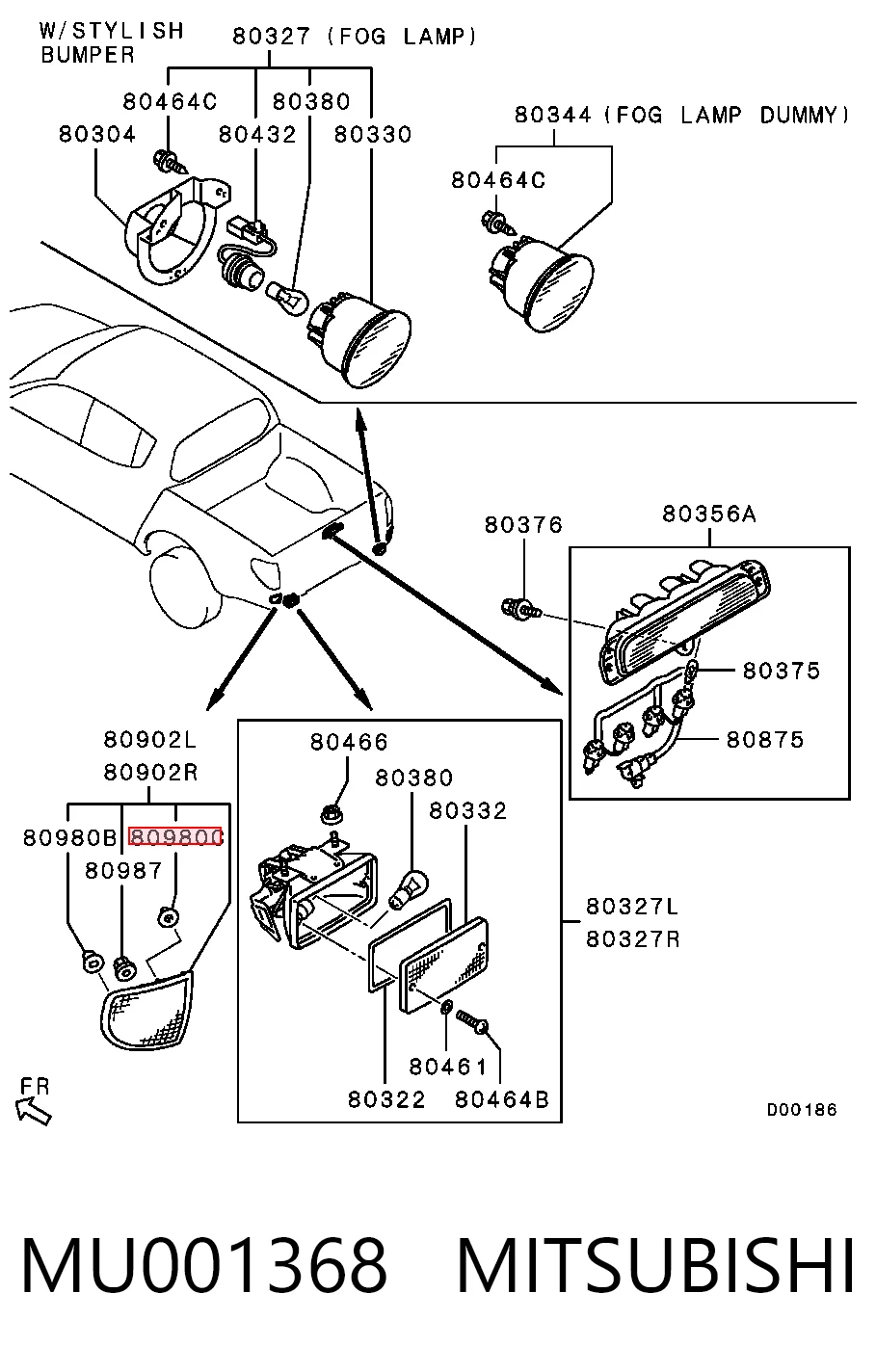 MU001368 Mitsubishi