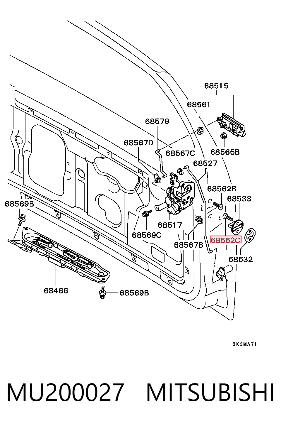 MU200027 Mitsubishi