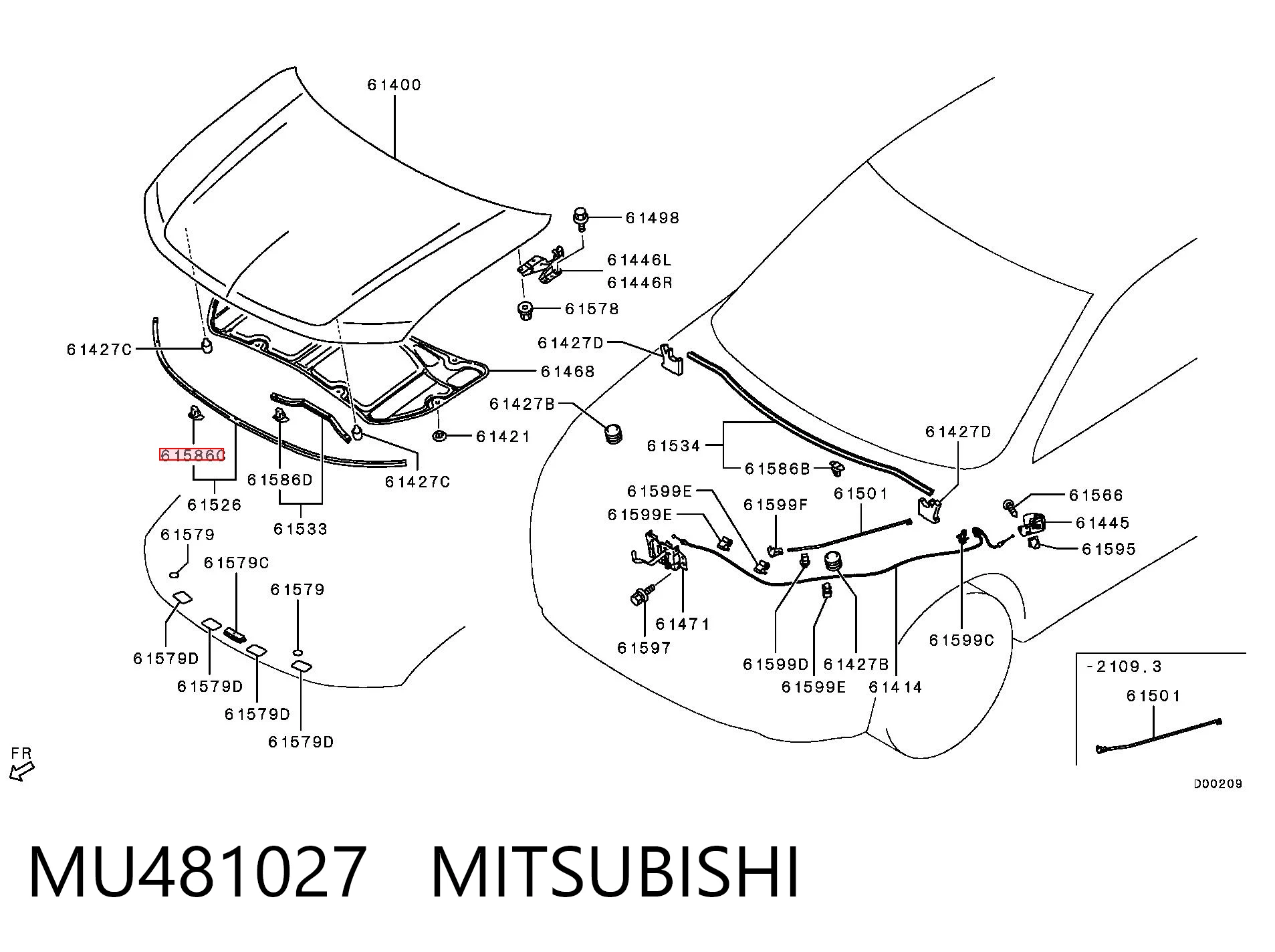 MU481027 Mitsubishi 