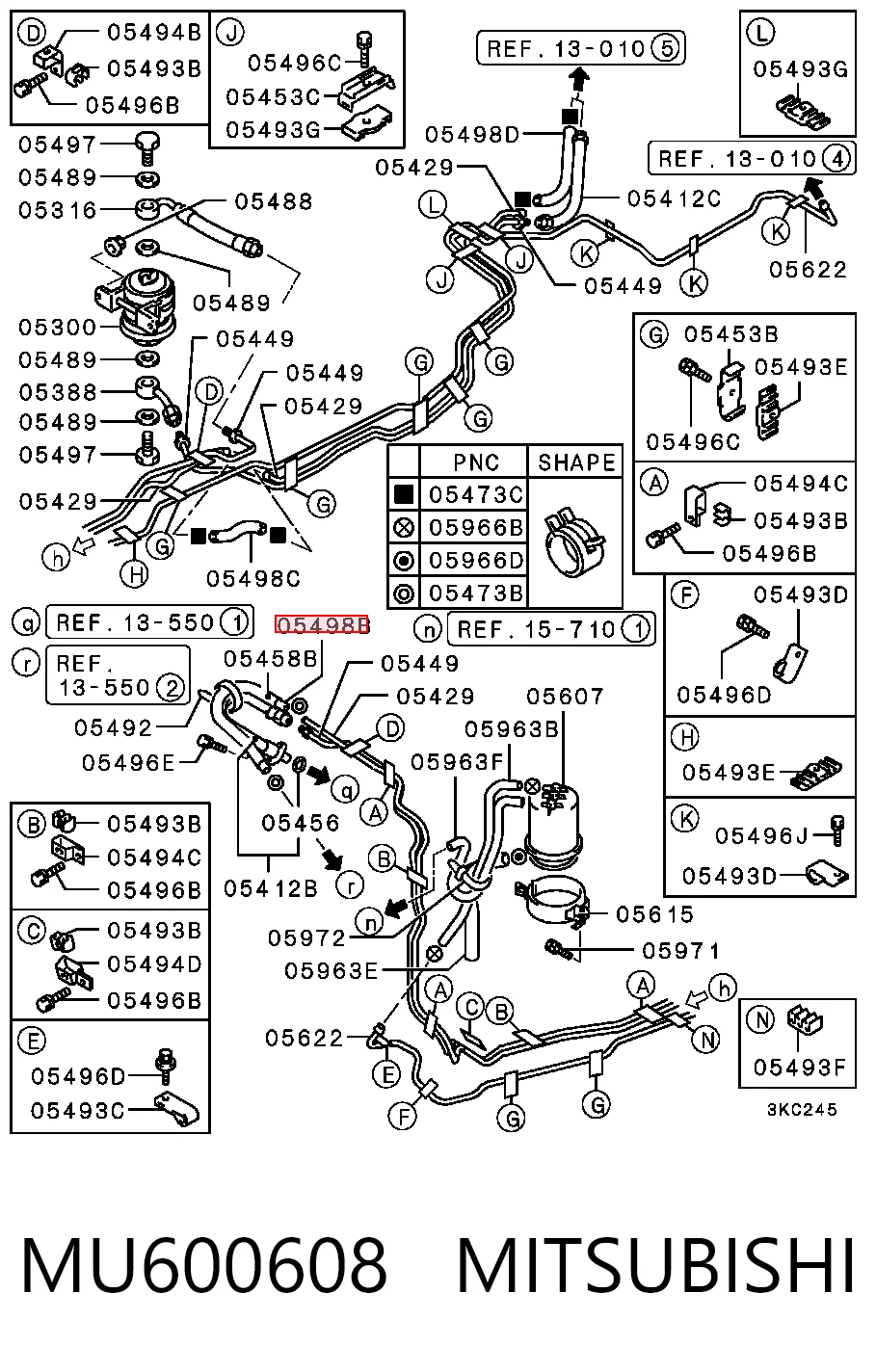 MU600608 Mitsubishi