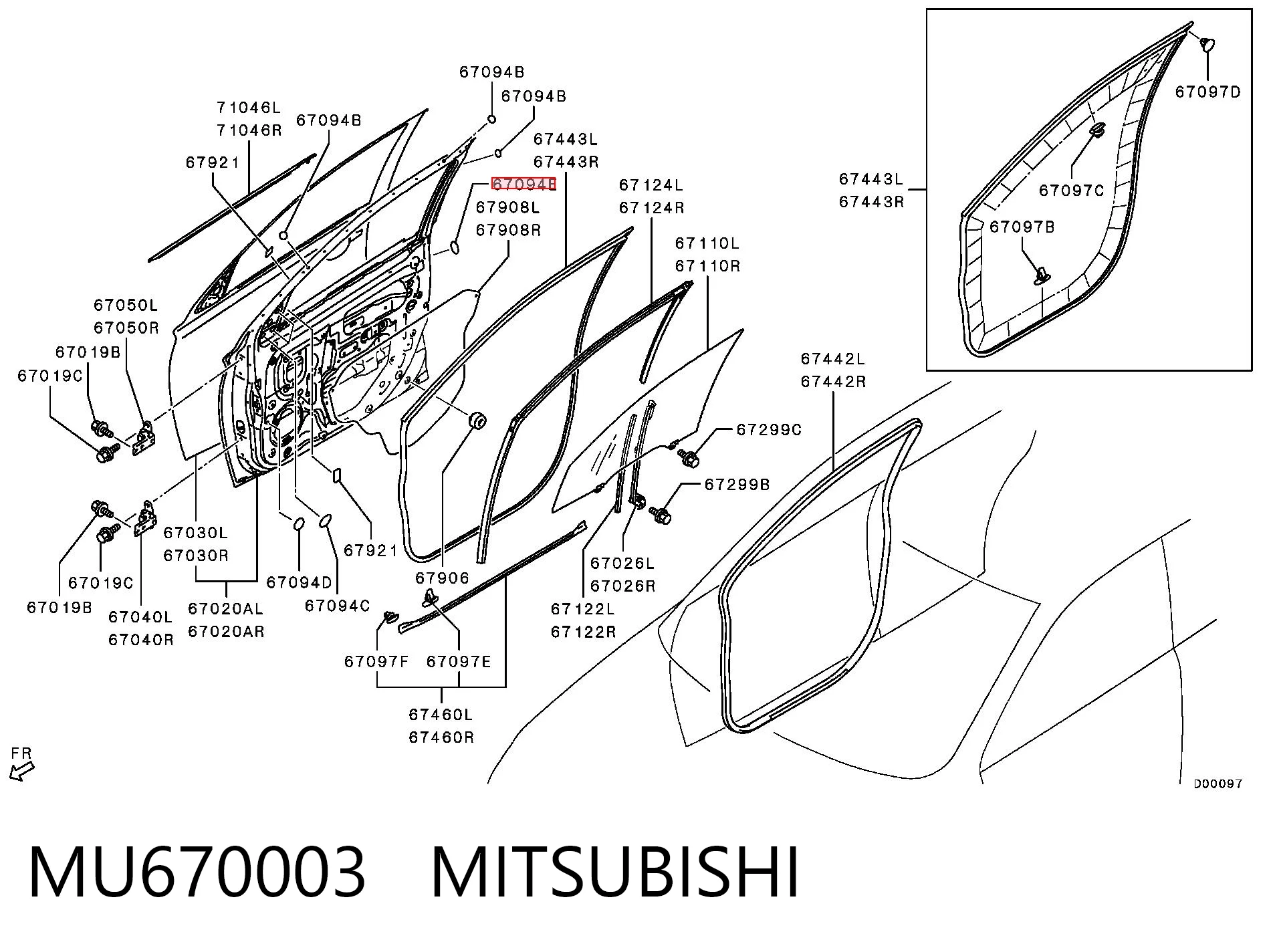 MU670003 Mitsubishi
