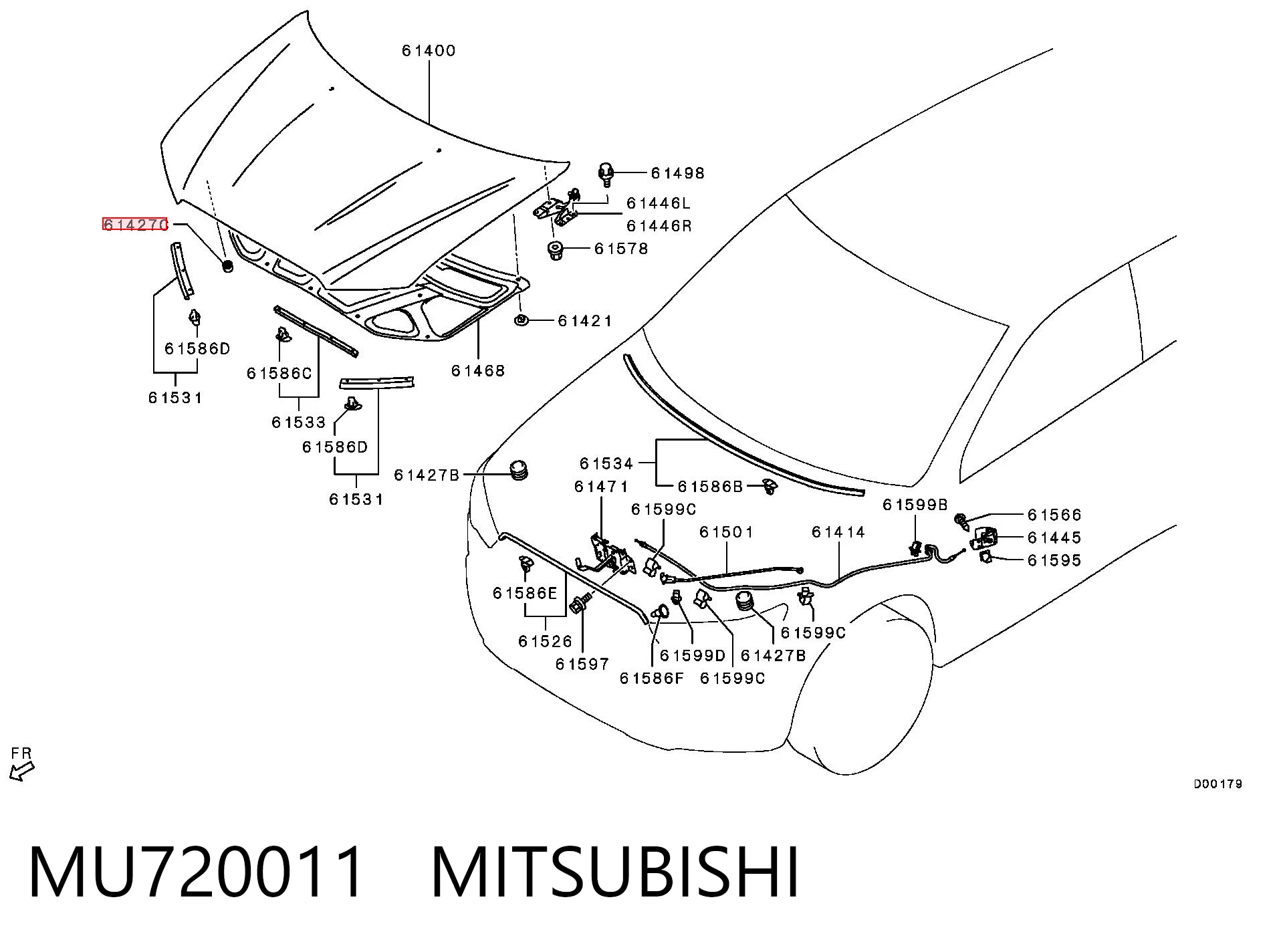MU720011 Mitsubishi