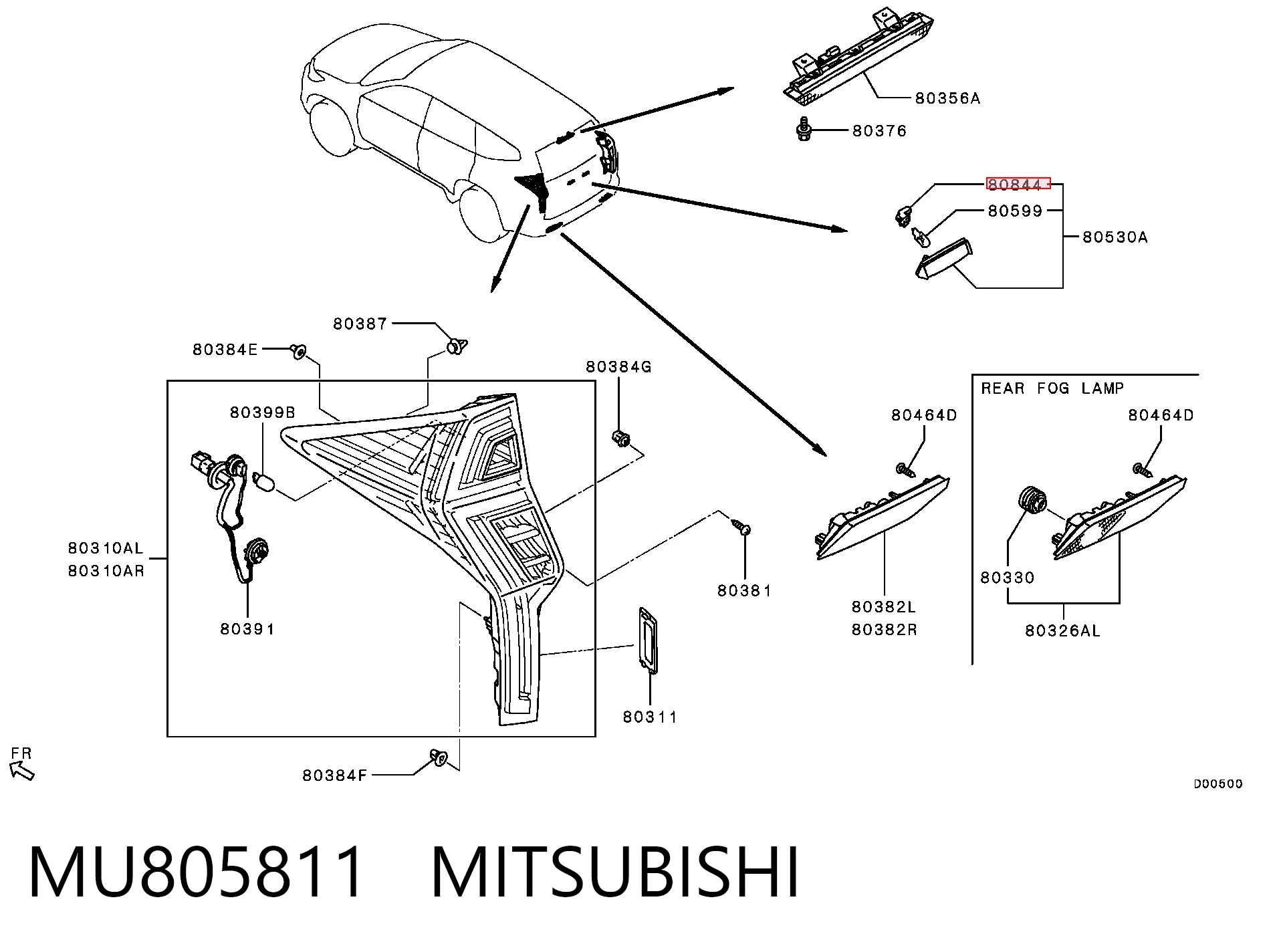 MU805811 Mitsubishi