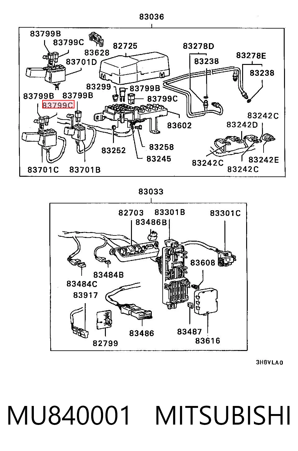 MU840001 Mitsubishi
