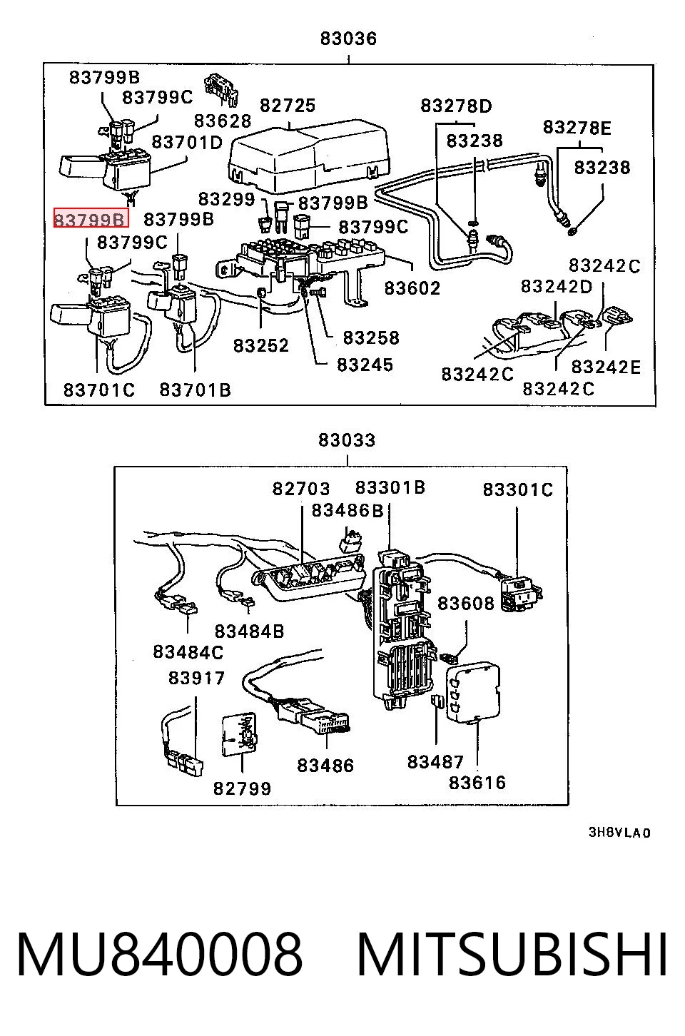 MU840008 Mitsubishi