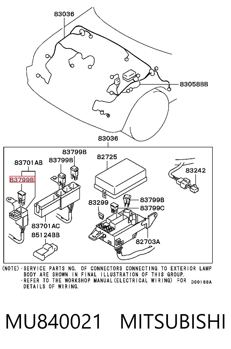 MU840021 Mitsubishi