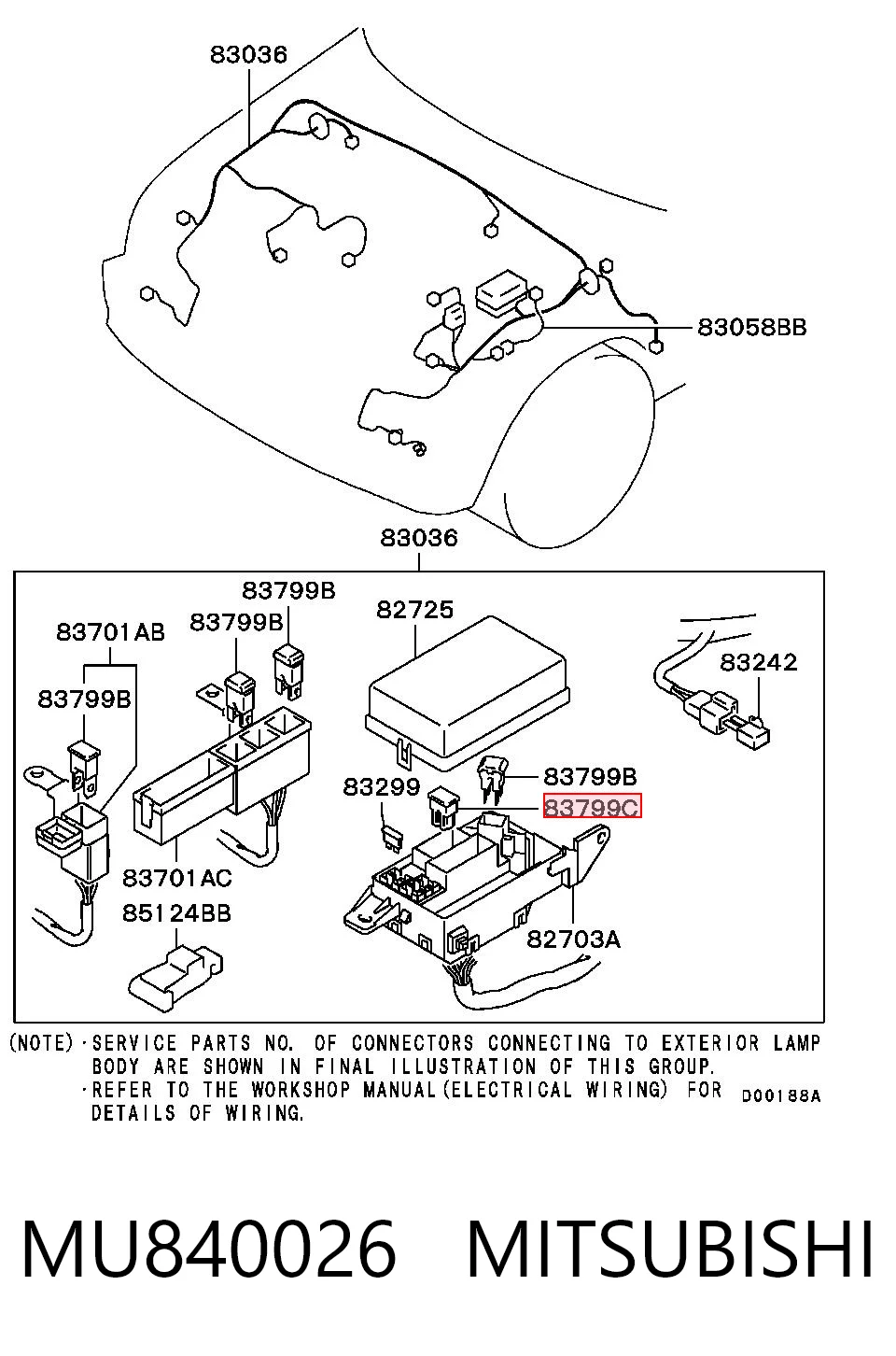 MU840026 Mitsubishi