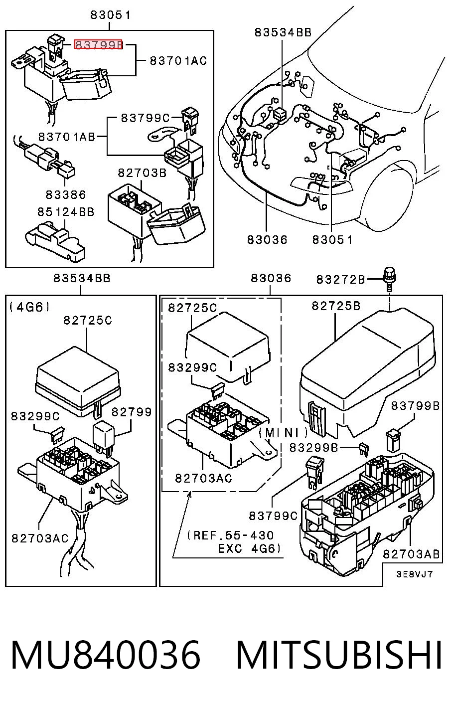 MU840036 Mitsubishi